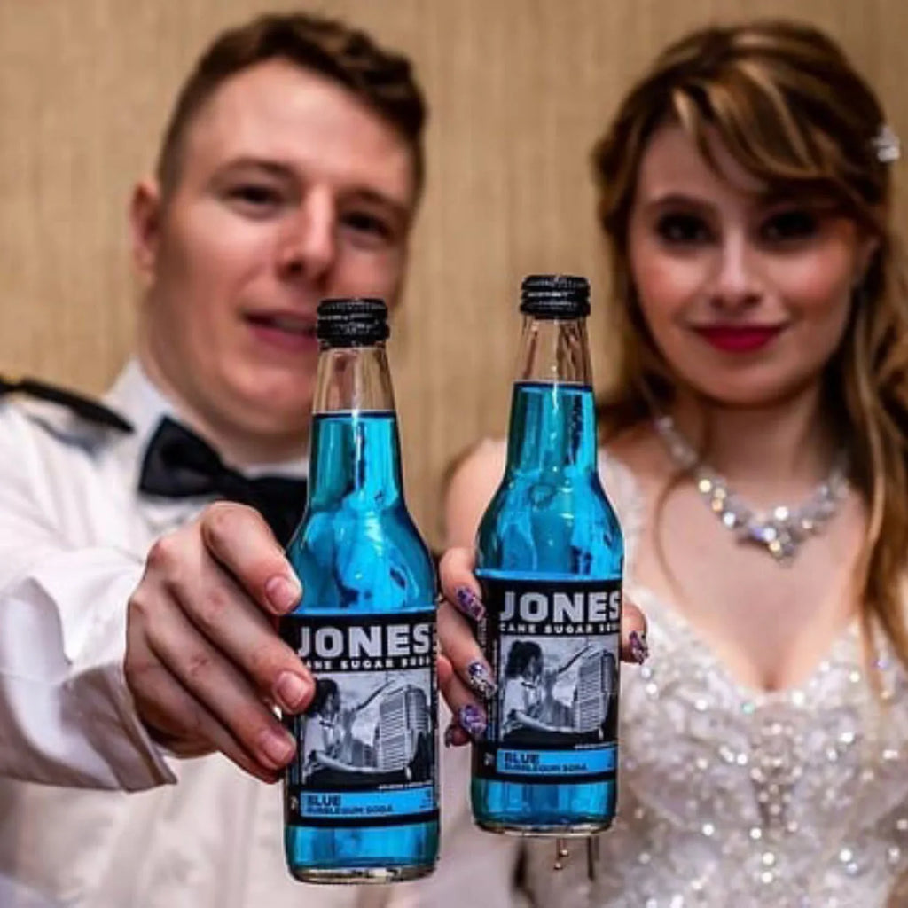 Blue Bubblegum Cane Sugar Soda